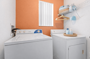 Washer & dryer connections (select homes)
